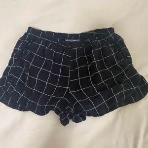 brandy melville plaid lounge shorts